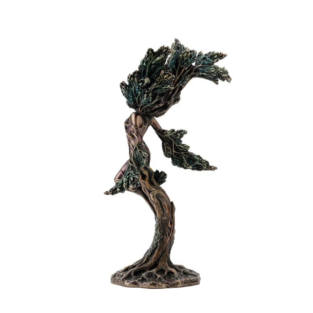 Bronze Finished Meliae The Forest Nymph Statue Greek Mythology - Picture 4 of 8